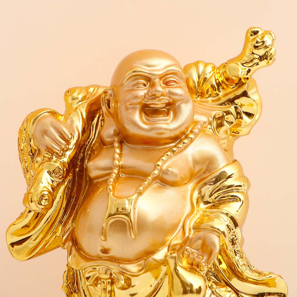Blissful Golden Laughing Buddha