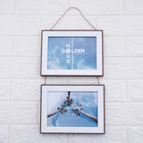 Golden Hour Dual Space Hanging Photo Frame