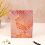 Pink Aesthetic Notebook with Greeting Card and Ferroro Rocher 200 GM