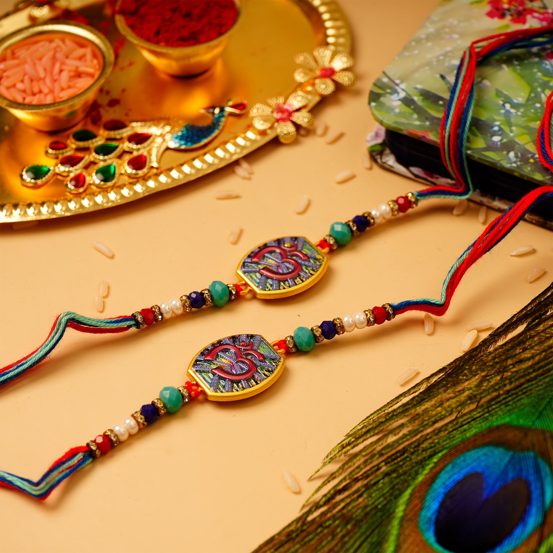 Rakhi with Ferrero Rocher Gift Box
