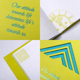 Life's Attitude Quoted Notebook