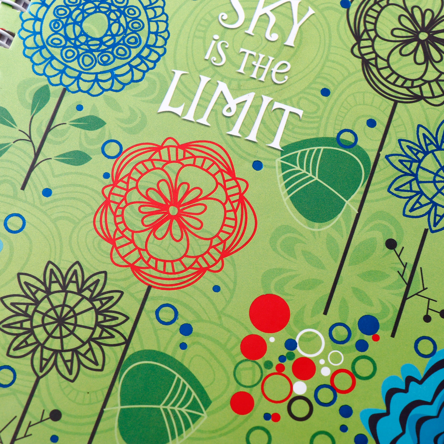 Sky is the Limit Quoted Spiral Notebook