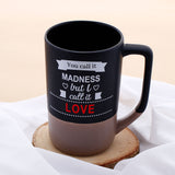 Mad Love Quoted Cork Base Beer Mug