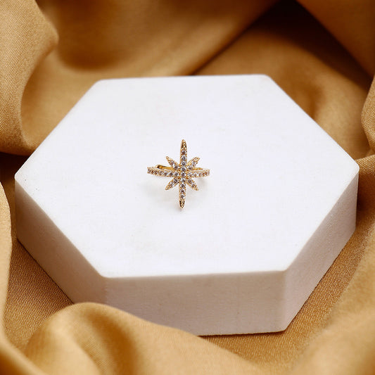 Starry Golden Earcuffs