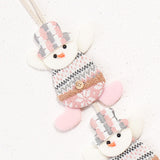 Pink Snowman Hanging