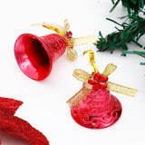 Pack of 6 Red Christmas Bells