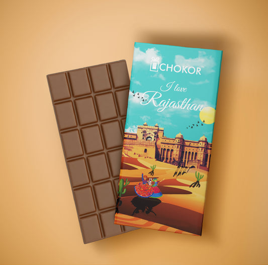CHOKOR I Love Rajasthan - Mint Flavoured Chocolate Bar