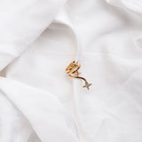 Celest Golden Earcuffs
