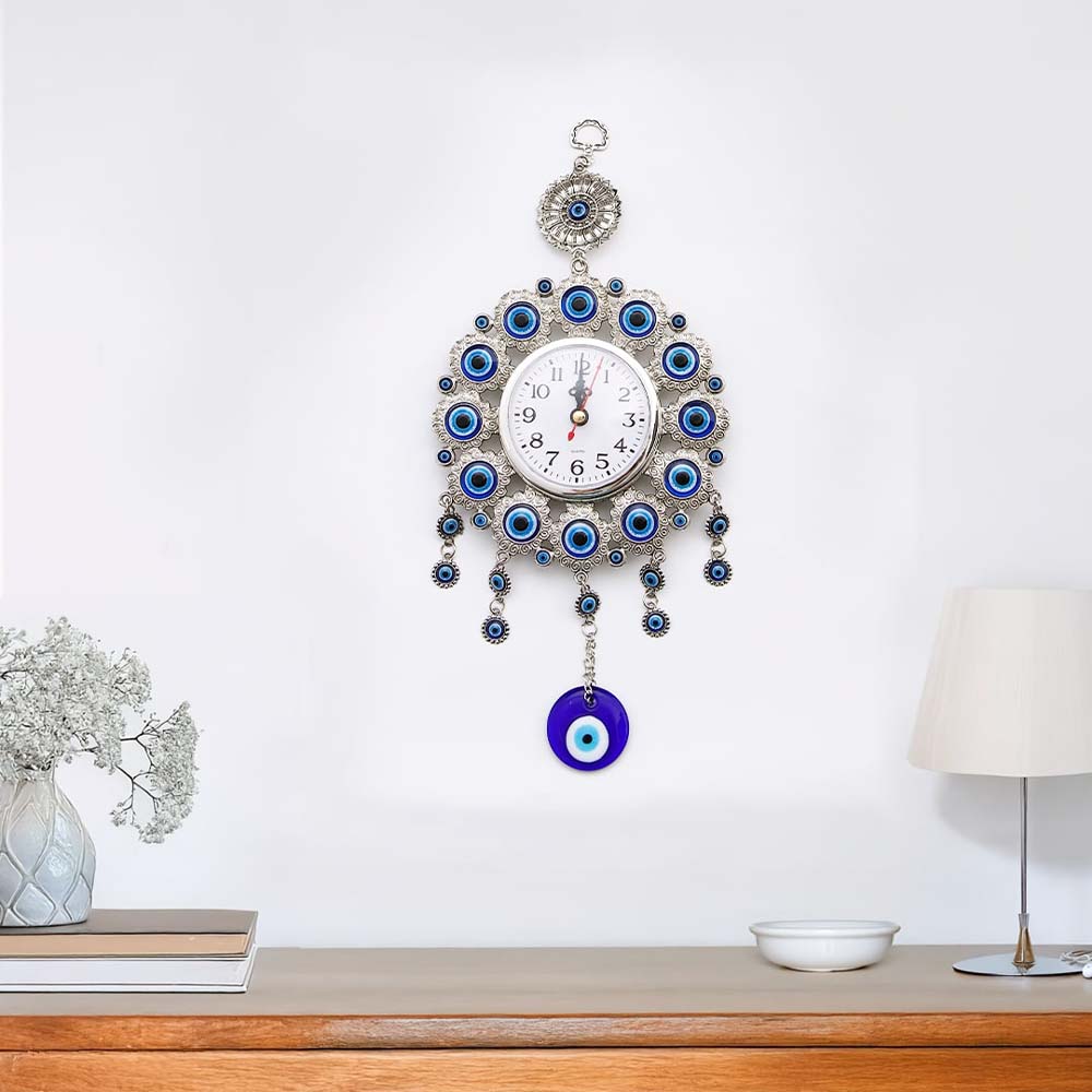 Gaze Of Protection Evil Eye Wall Clock