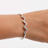 Silver Rinestone Bracelet