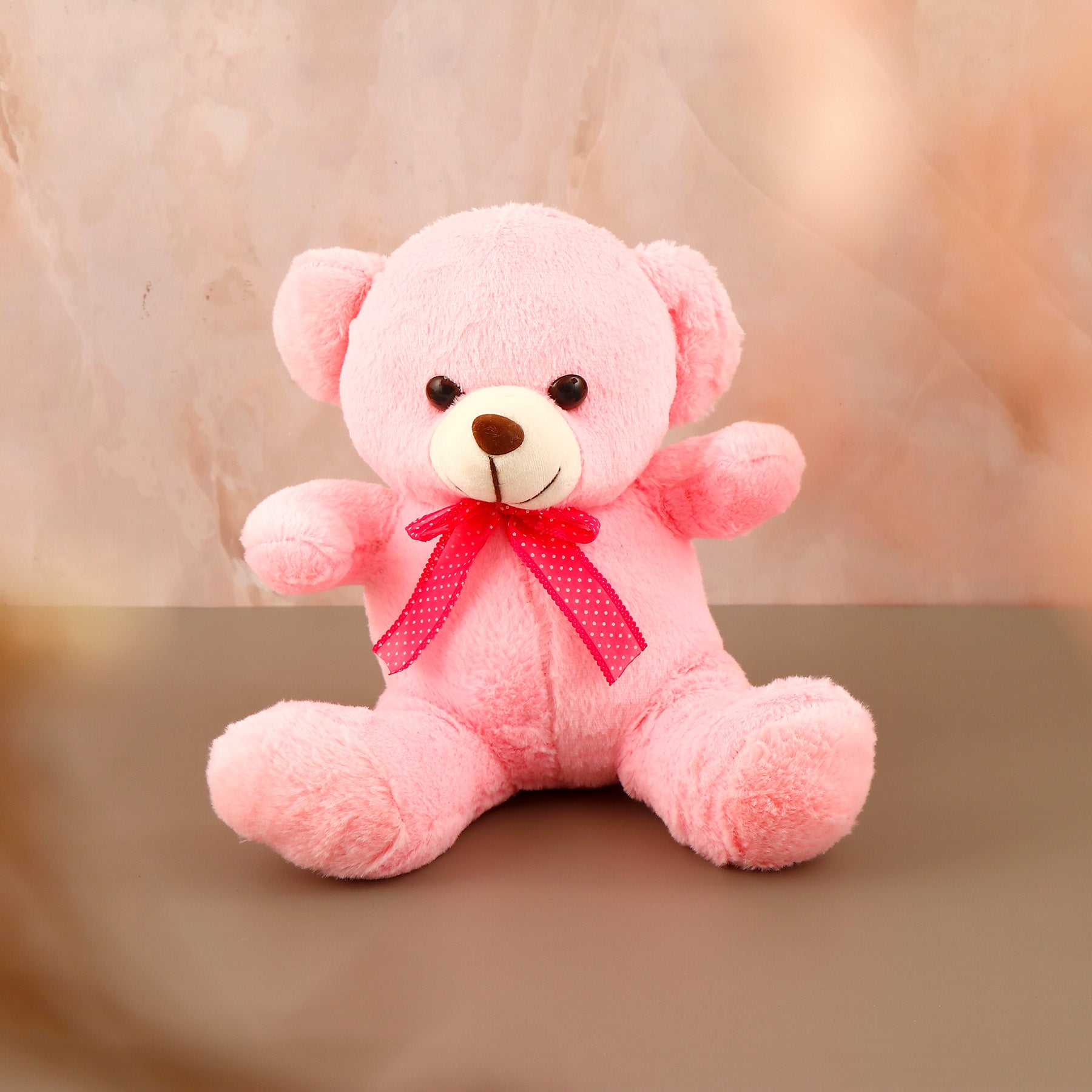 Red Butterfly Mug with Teddy and Sister Greeting Card