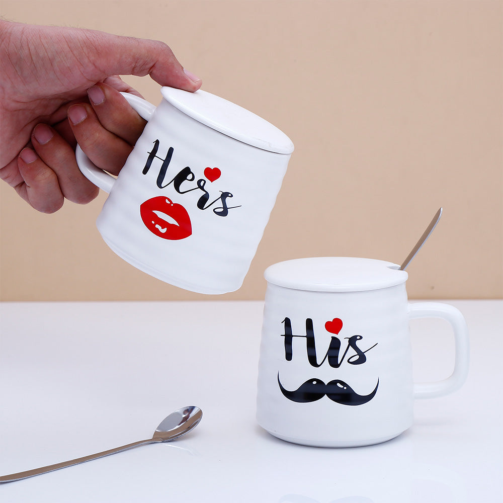 His and Her Quoted Couple Mugs