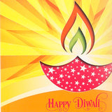 Diwali Celebration Seasons Greeting Card Pack Of 10