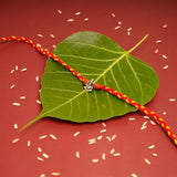 Shree Ganesha Premium Silver Rakhi