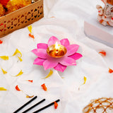 Pink Lotus Diya
