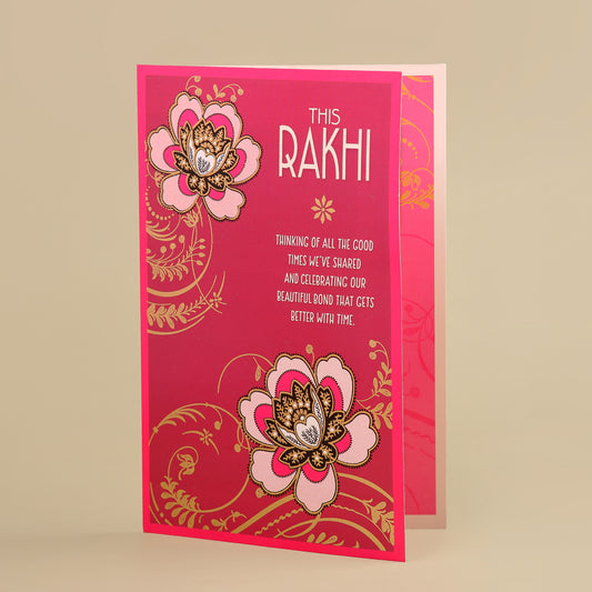 Good Times We Shared Raksha Bandhan Greeting Card With Envelope