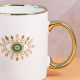 Evil Eye White Ceramic Mug