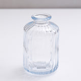 Blue Blossoms in Crystal Vase