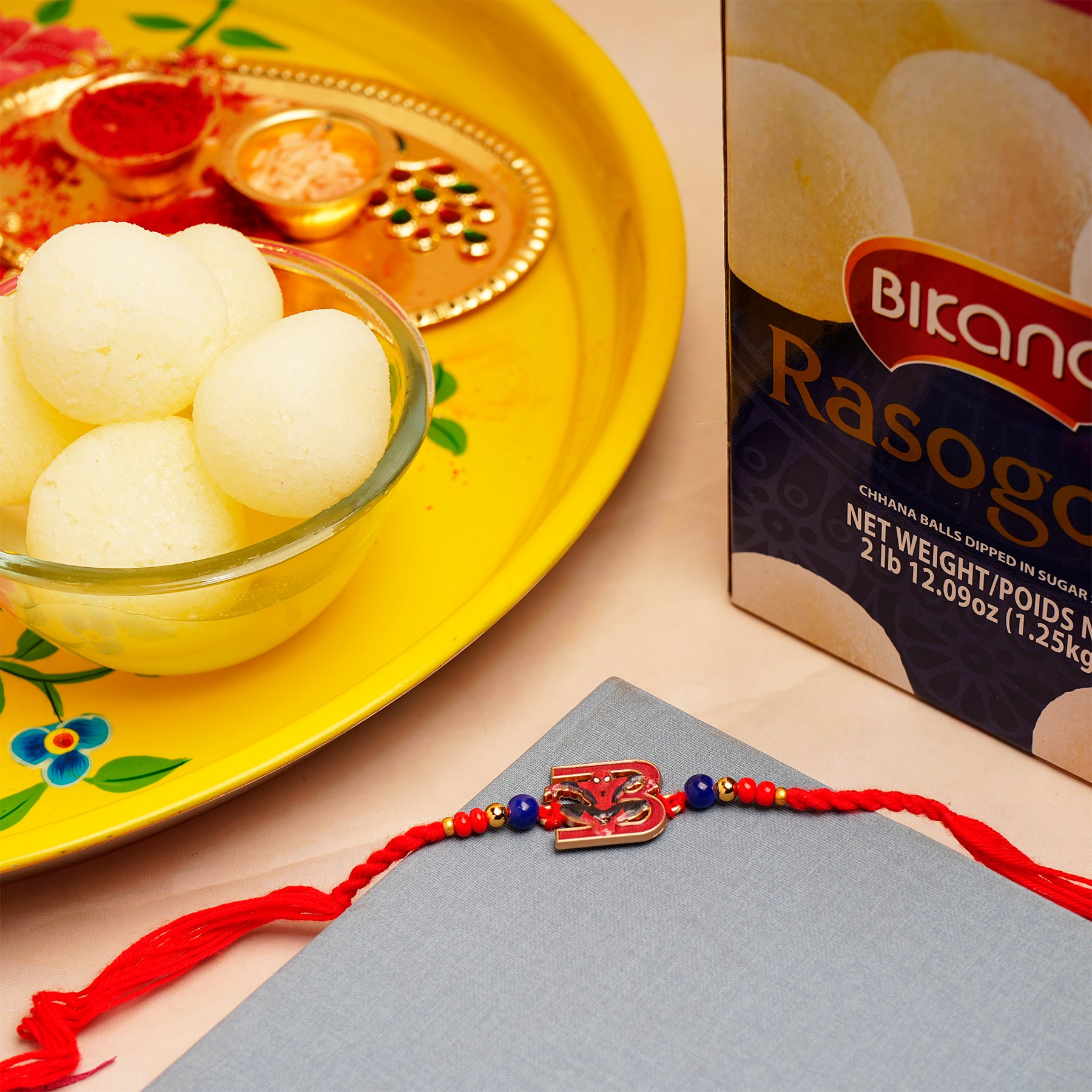 Spiderman Rakhi with Rasgulla
