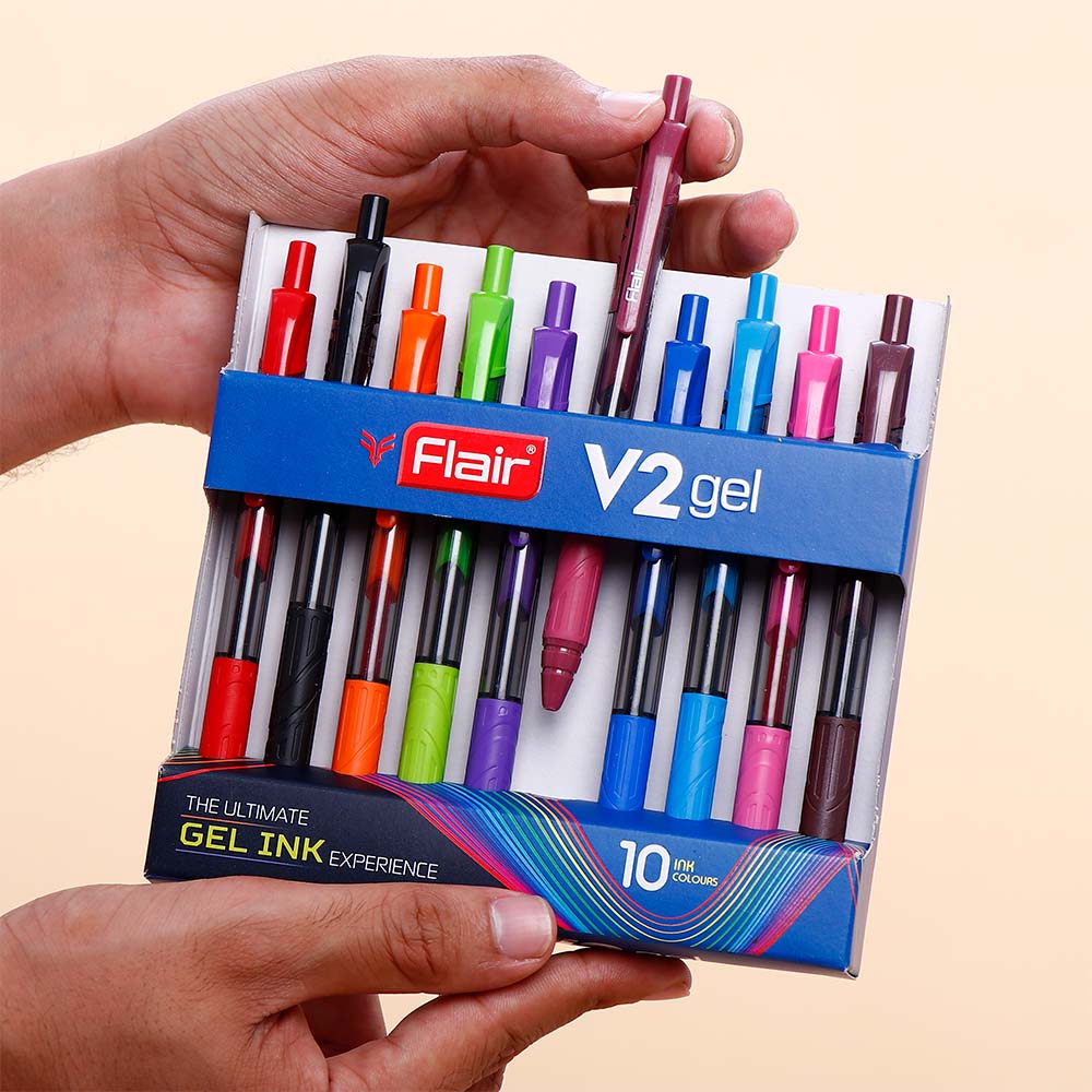Flair V2 Gel Pens - 10 Pens