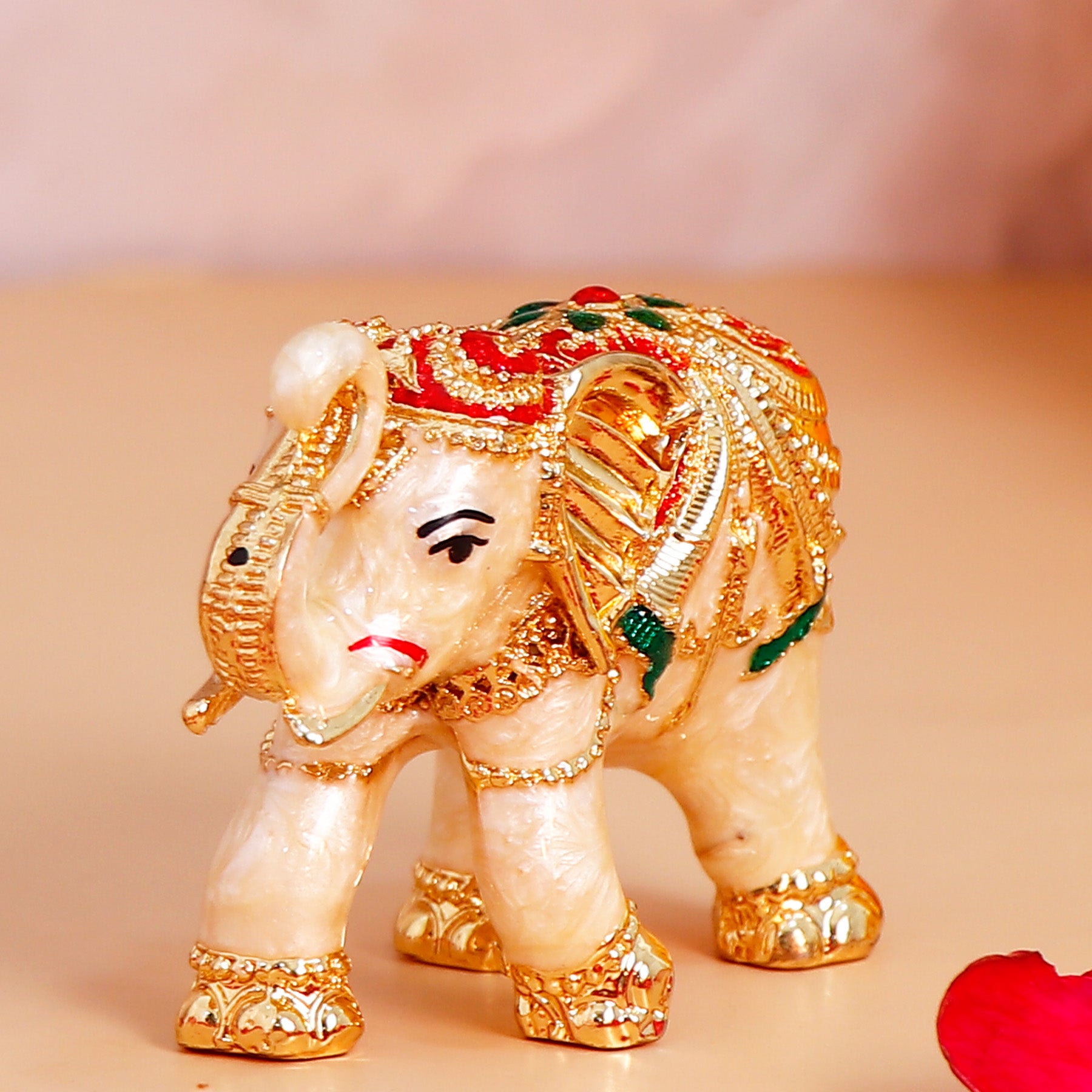 Majestic Vastu Golden Divine Elephant - Small