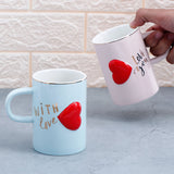With Love Quoted Couple Mugs