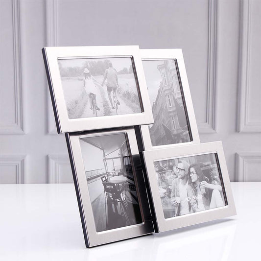 Silver plated Multi Space Photo Frame