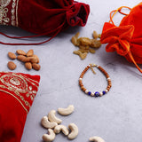 Evil Eye Protective Bracelet Rakhi with Kaju Badam 100 GM