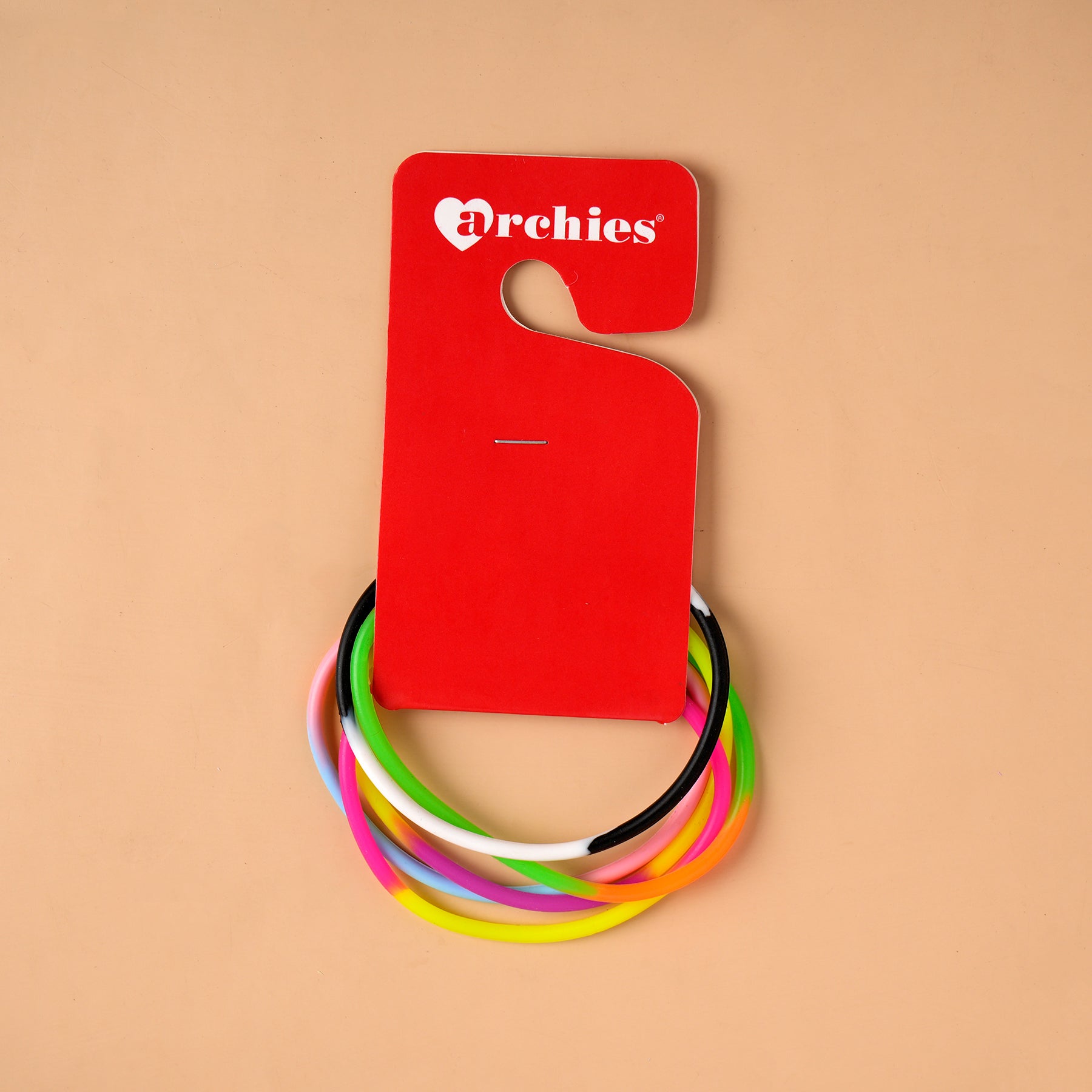 Pack of 5 Rainbow Golden Charm Bracelet 