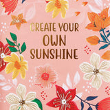 Pink Floral Pattern Notebook