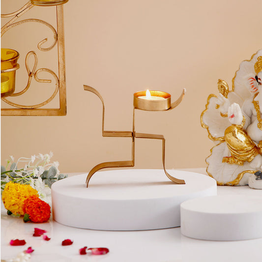 Swastik Tealight Diya Stand