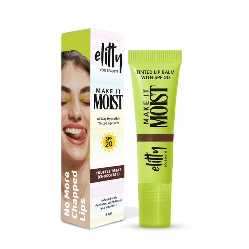 Elitty Truffle Treat (chocolate) Lip Balm , Gentle & Safe for Everyday Use (6 GM)