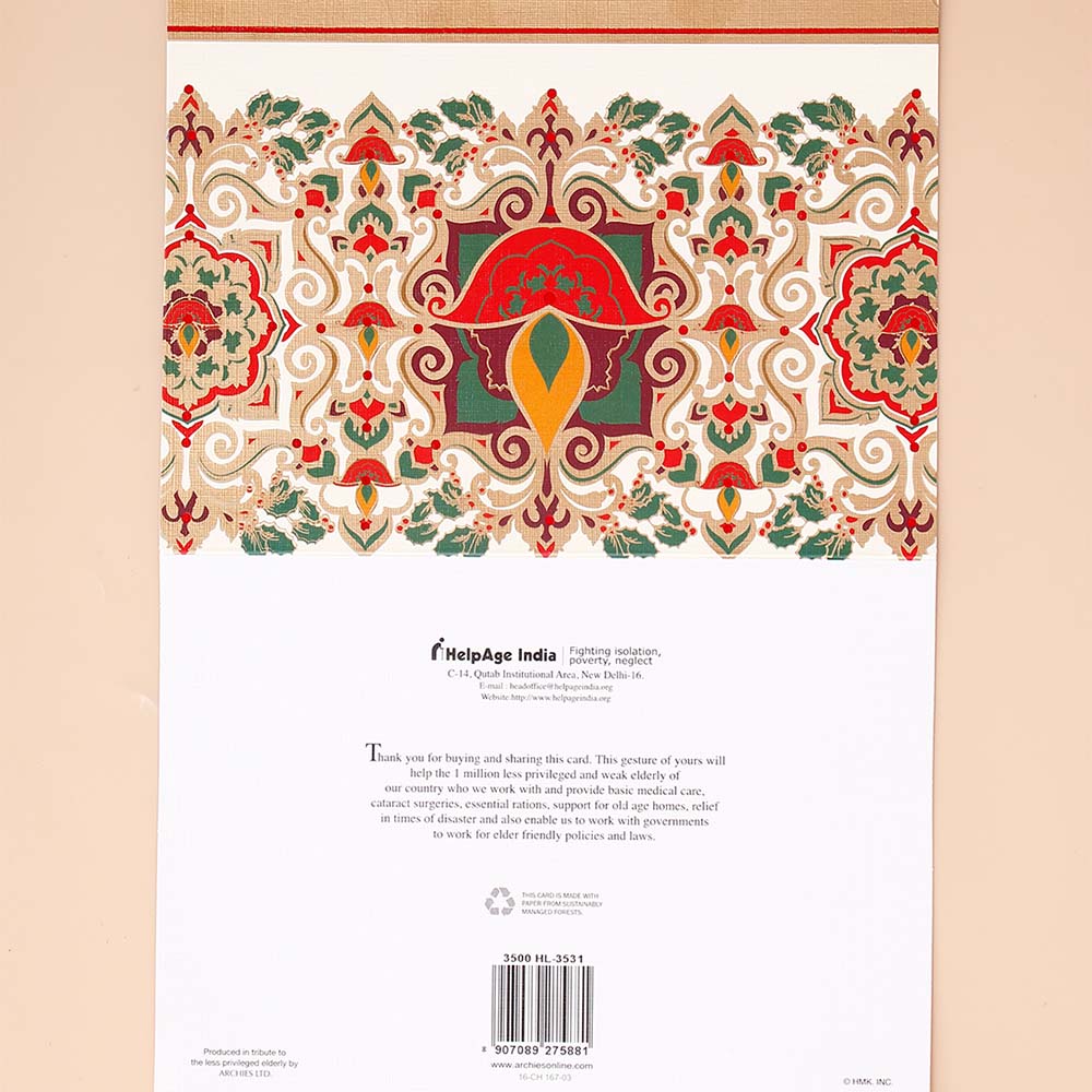 Designer Diwali Seasons Greeting Card Pack Of 50