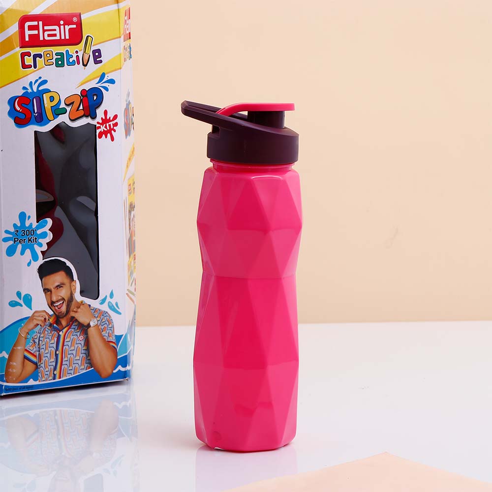 Flair Sip Zip Creative Kit with Pink Sipper