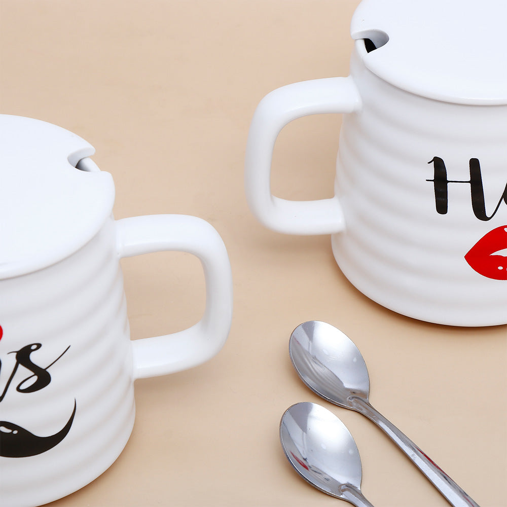 His and Her Quoted Couple Mugs