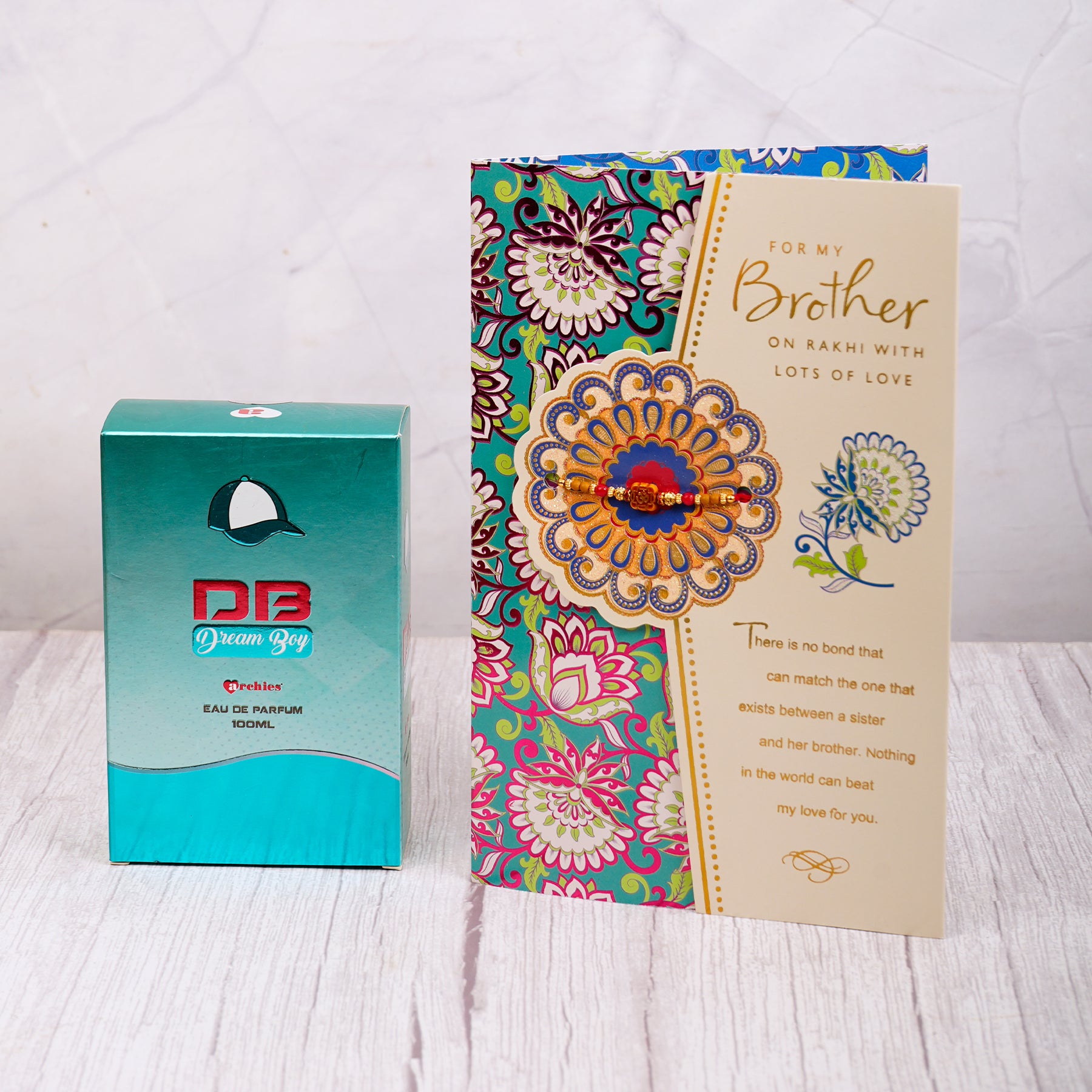 Dream Boy Perfume with Brother Greeting Card