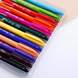 Flair Brush Pens - 12 Shades with Flexible Tip