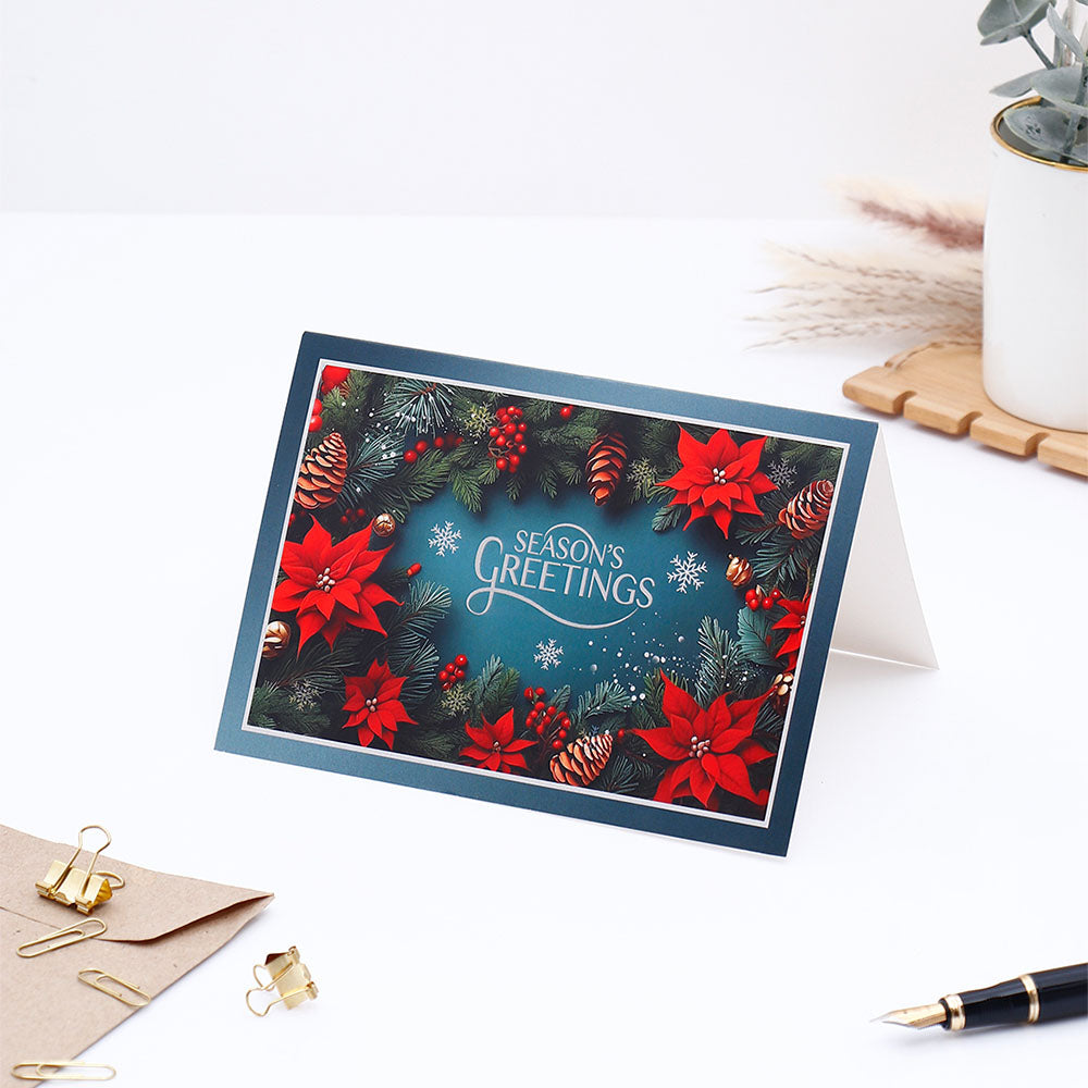 Winter Bliss Seasons Greeting Card