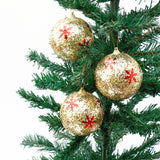 Glittery Christmas Golden Balls