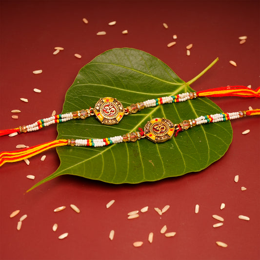 Premium OM Rakhi Pack of 2