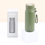 Green Steel Sipper Bottle
