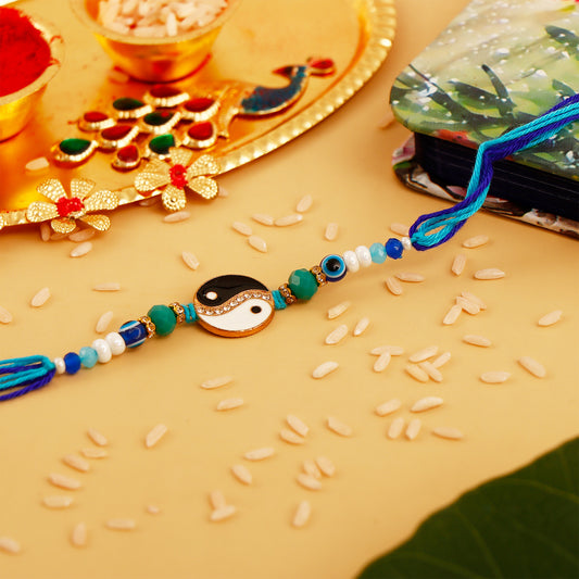 Yin Yang Evil Eye Rakhi 