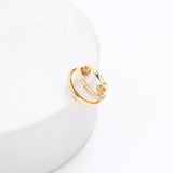 Minimalistic Golden Earcuffs