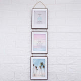 Sea Of Yearning Triple Space Hanging Frame