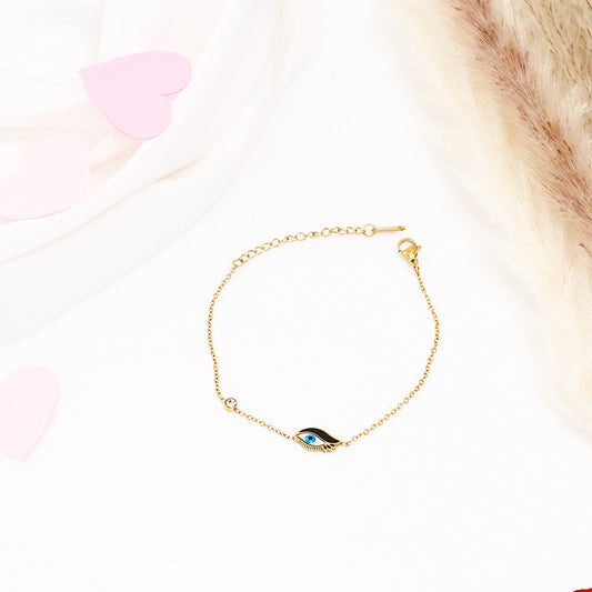 Protective Evil Eye Golden Bracelet