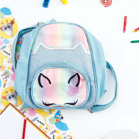 Blue Cat Ears Kids Bag
