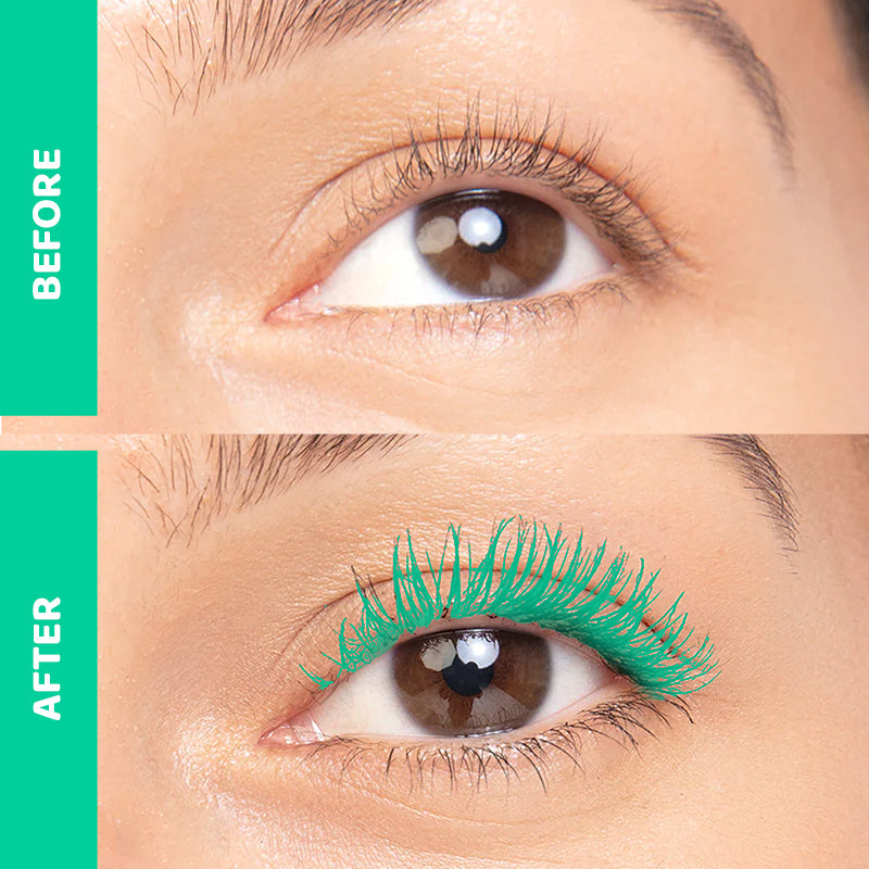 Elitty Turqoise Pop Colored Lush Lashes Mascara - Slay Hard - 5 gm