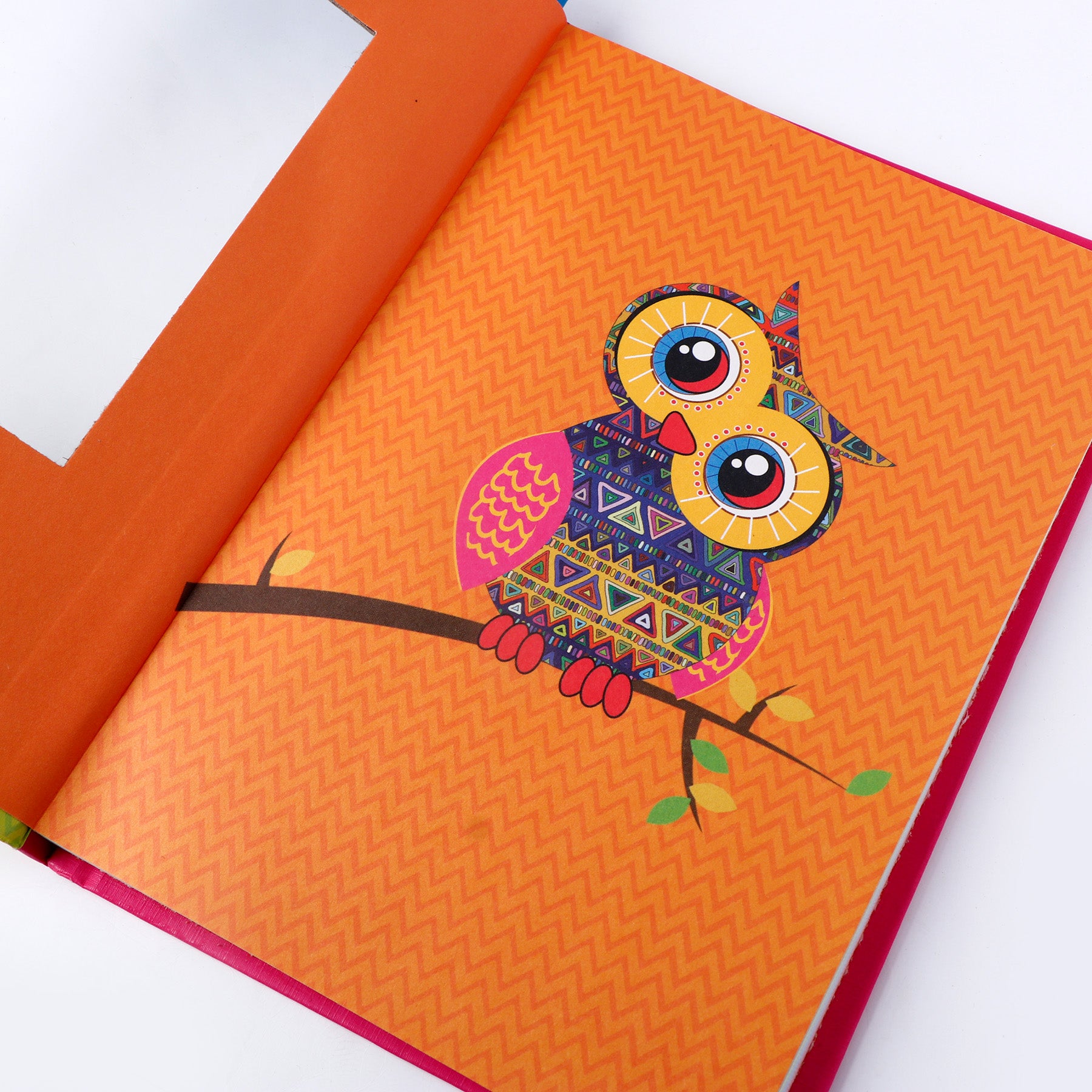 Desi Archies Owl on Branch Notebook