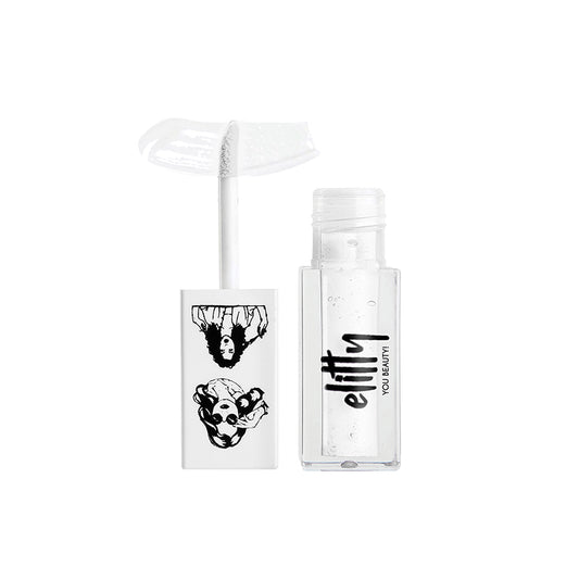 Elitty Jelly Lips- Transparent Lip Gloss for High Shine, Glossy Finish - Pretty Clear (4ml)