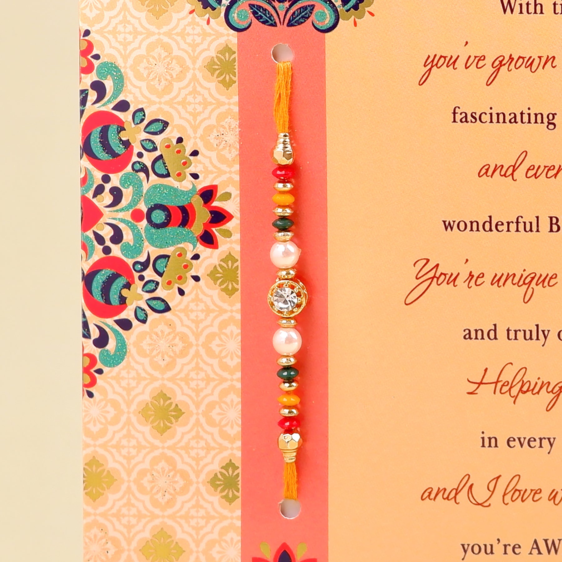 Loving Wishes Raksha Bandhan Greeting Card With Envelope Pack of 2